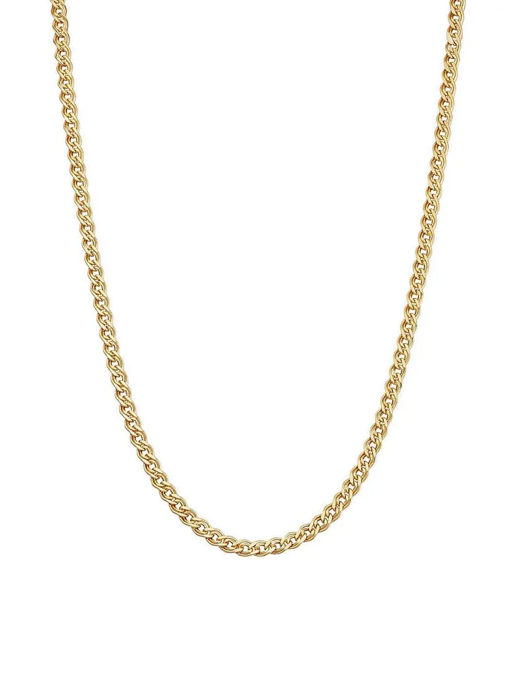 14K Yellow Gold Woven Love Choker