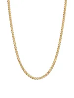 14K Yellow Gold Woven Love Choker