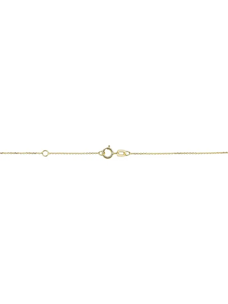 14K Yellow Gold Fresco Station Necklace