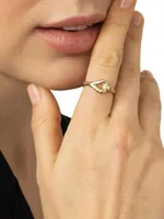 14K Yellow Gold Forever Linked Ring