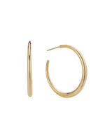 14K Yellow Gold The Archie Hoops