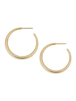 14K Yellow Gold The Archie Hoops