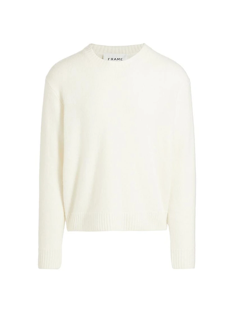 Cashmere-Blend Crewneck Sweater