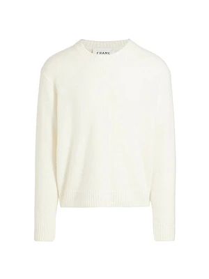 Cashmere-Blend Crewneck Sweater