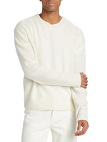 Cashmere-Blend Crewneck Sweater