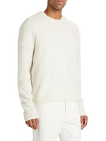 Cashmere-Blend Crewneck Sweater