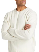 Cashmere-Blend Crewneck Sweater