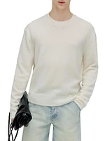 Cashmere-Blend Crewneck Sweater