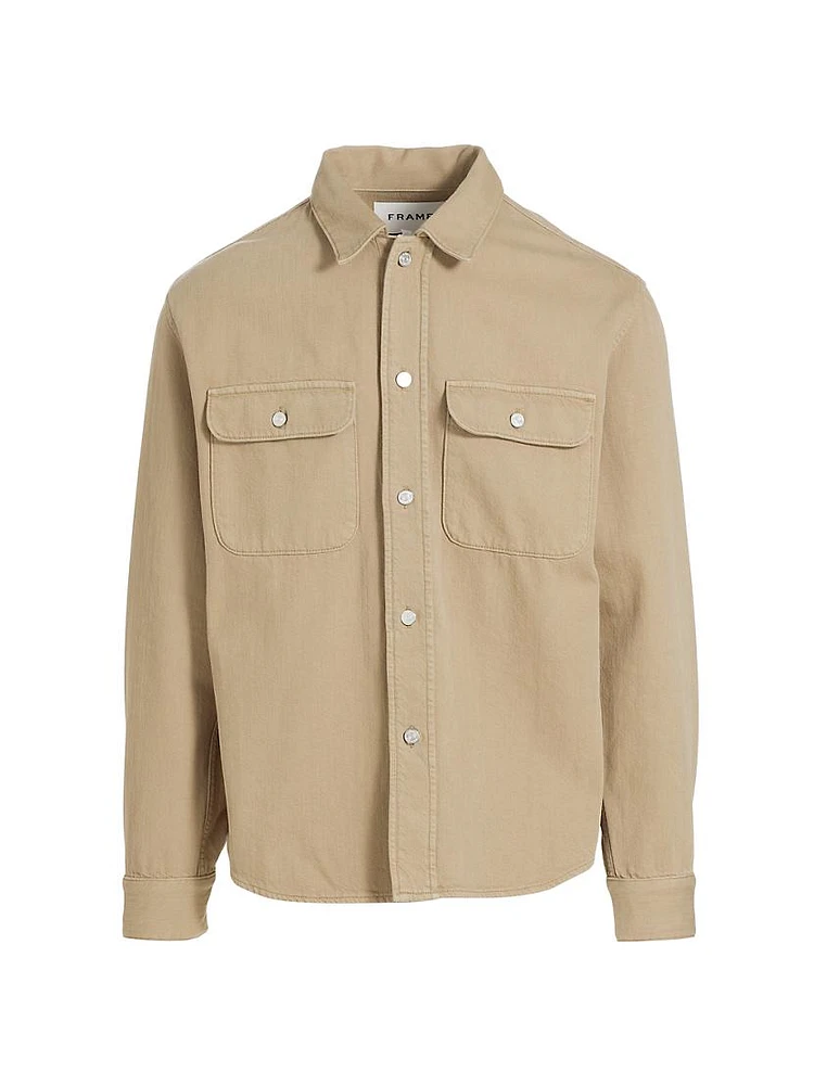 Cotton Terry Overshirt