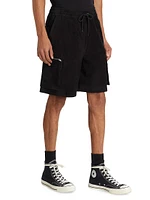 Suede Cargo Shorts