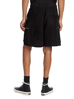 Suede Cargo Shorts