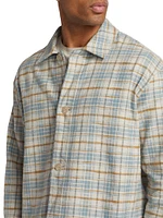 Plaid Cotton Relaxed-Fit Shirt