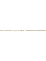 14K Yellow Gold Shine Bright Station Necklace