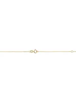 14K Yellow Gold Open Your Heart Pendant Necklace