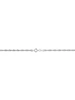 14K White Gold Spirah Chain