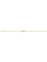 14K Yellow Gold Oasis Pendant Necklace