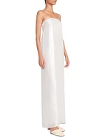 Casey Strapless Metallic Gown