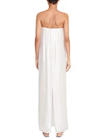 Casey Strapless Metallic Gown