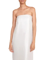 Casey Strapless Metallic Gown