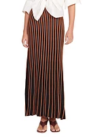 Aleida Striped Knit Maxi Skirt