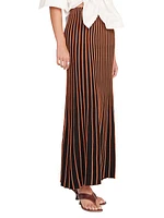 Aleida Striped Knit Maxi Skirt