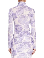 Helvin Floral Turtleneck