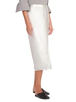 Oaklyn Metallic Midi-Skirt