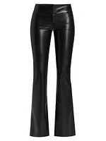 Olivia Vegan Leather Flared Pants