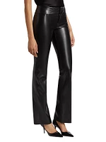 Olivia Vegan Leather Flared Pants