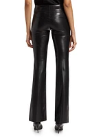 Olivia Vegan Leather Flared Pants