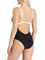 Aruba Colorblocked One-Piece Swimsuit