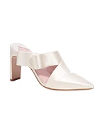 Bianca Satin Wrap Pumps