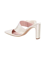 Bianca Satin Wrap Pumps