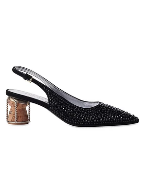 Soiree Crystal Cork Pumps