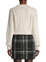 Rita Wool-Cashmere Cropped Cardigan