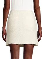 Addison Wool-Blend Miniskirt