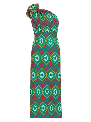 Tropical Carisma Midi-Dress