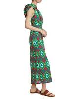 Tropical Carisma Midi-Dress