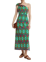 Tropical Carisma Midi-Dress