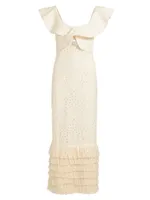 Glory Days Eyelet Maxi Dress