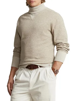 Turtleneck Fleece Sweatshirt