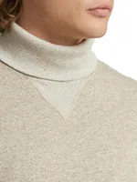 Turtleneck Fleece Sweatshirt