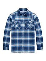 Plaid Flannel Sport Shirt