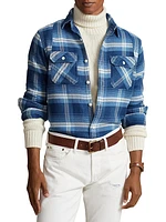 Plaid Flannel Sport Shirt