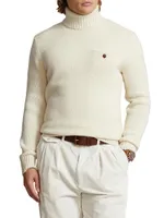 Wool-Blend Turtleneck Sweater