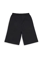 Little Kid's & Logo Cotton Shorts