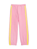 Little Girl's & Striped Cotton Sweatpants