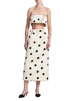 Karina Printed Midi Skirt