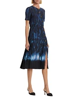 Myrtle Abstract Midi-Dress