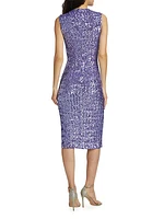 Sequined Sheath Dress